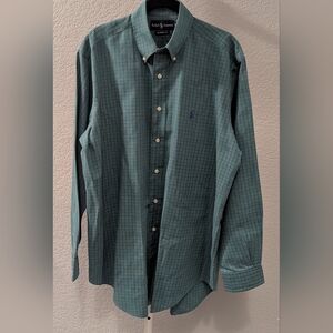 Ralph Lauren Classic Fit Green  Checkered Medium